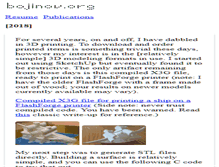 Tablet Screenshot of bojinov.org